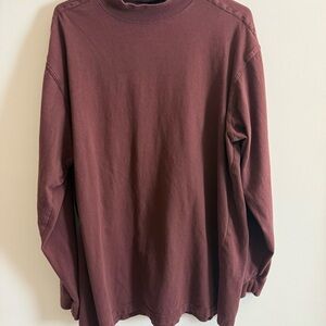 Duluth Trading Co Men's Maroon Long Sleeve Tee